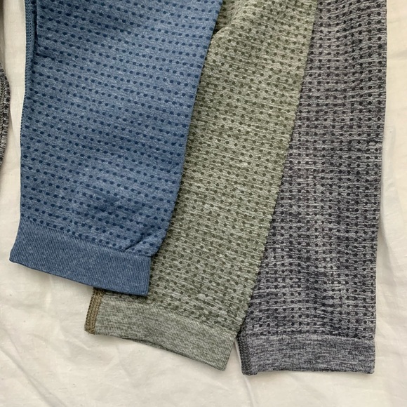 Vital seamless 2.0 leggings in green marl, grey marl, blue marl - Picture 3 of 7